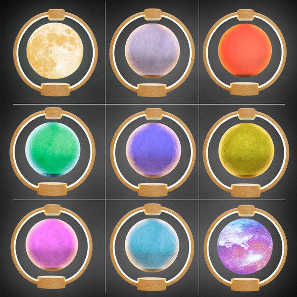 Maglev Moon Light Bluetooth 3D Stereo Diy Colorful Glare - Velora
