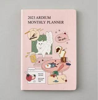 Date Type Monthly Planner Calendar - Velora