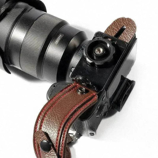 Camera leather wristband - Velora