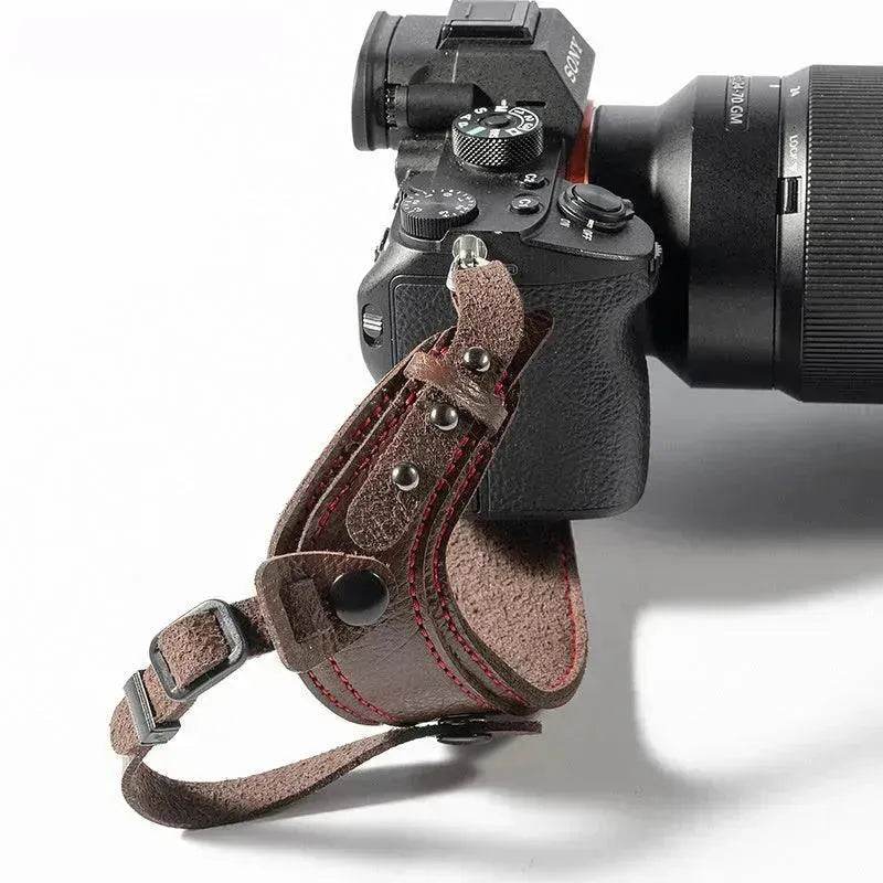 Camera leather wristband - Velora