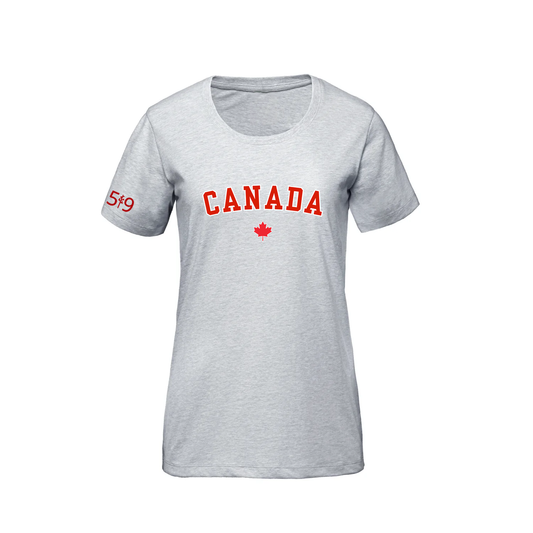 CANADA VARSITY PREMIUM TEE (WOMENS) - Velora