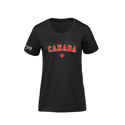 CANADA VARSITY PREMIUM TEE (WOMENS) - Velora