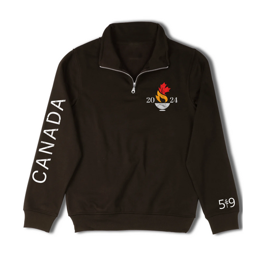 TEAM CANADA 1/4 ZIP (YOUTH) - Velora