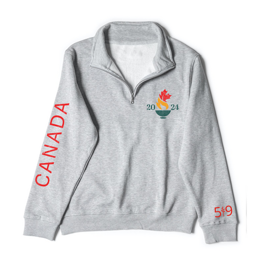 TEAM CANADA 1/4 ZIP (YOUTH) - Velora