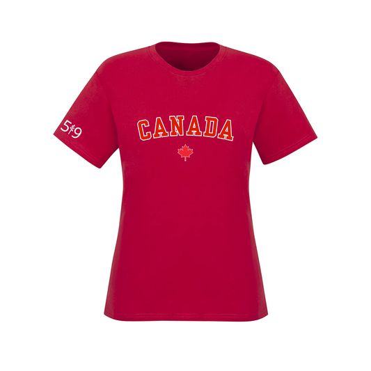 CANADA VARSITY TEE (WOMENS) - Velora