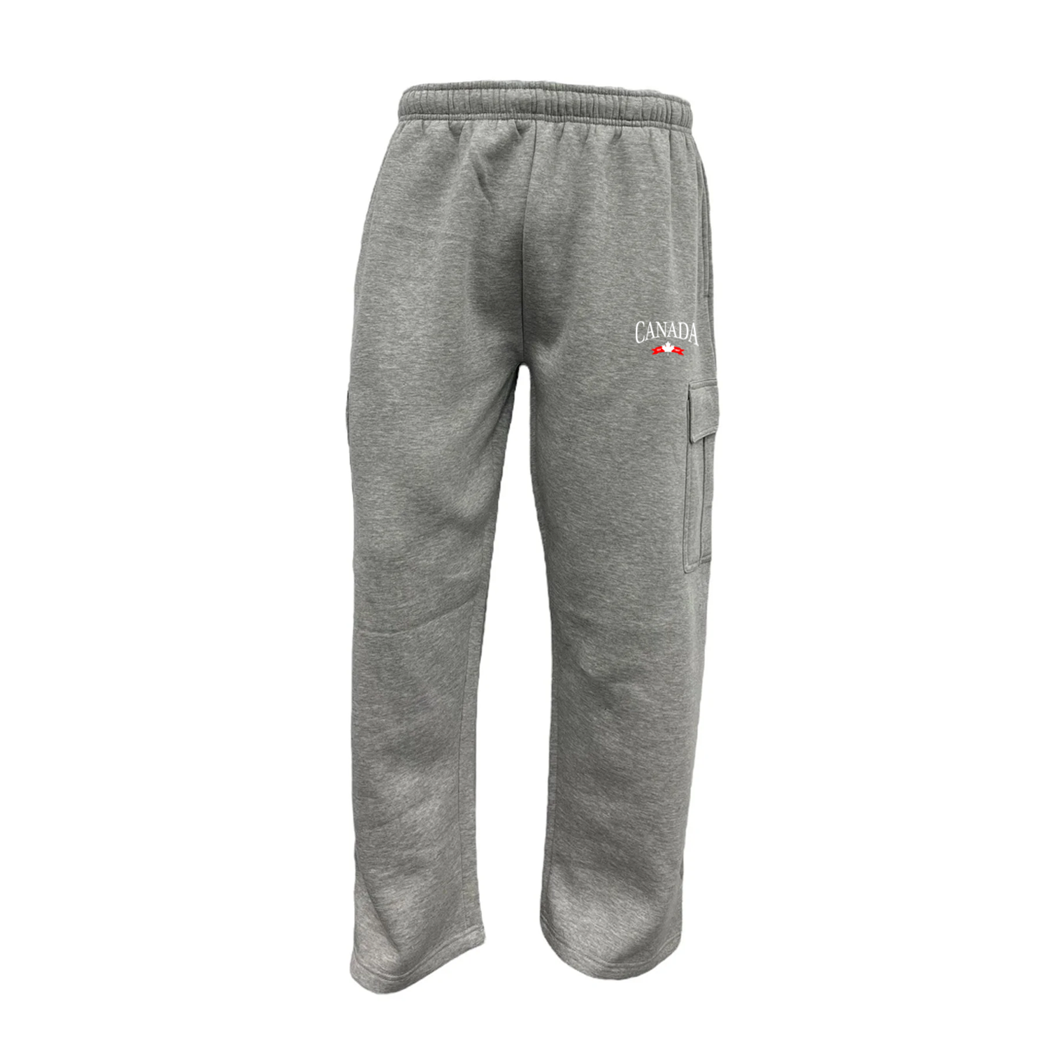 CANADA VARSITY EMBROIDERED CARGO SWEATPANTS (UNISEX) - Velora