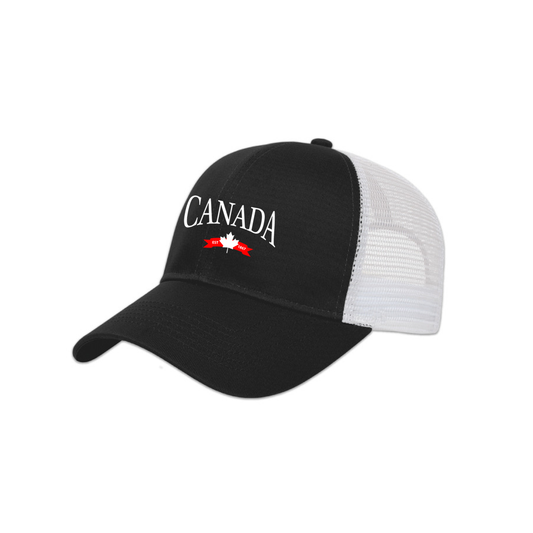 CANADA VARSITY EMBROIDERED MESHBACK CAP - Velora