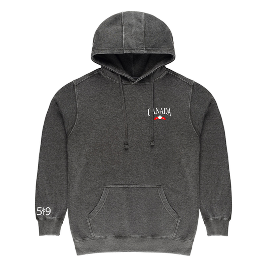 CANADA VARSITY EMBROIDERED VINTAGE HOODIE (UNISEX) - Velora