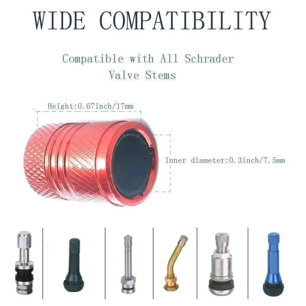 Car Tire Aluminum Car Dust Protection Cap Valve Cover - Velora