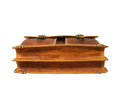 Cavendish Leather Office Bag - Caramel Brown - Velora Luxury Fashion