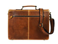 Cavendish Leather Office Bag - Caramel Brown - Velora Luxury Fashion