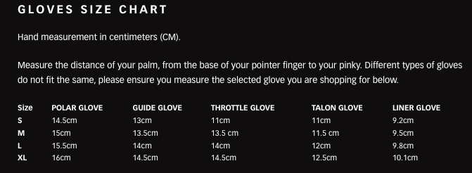 Baffin Talon Gloves Unisex Small - Velora