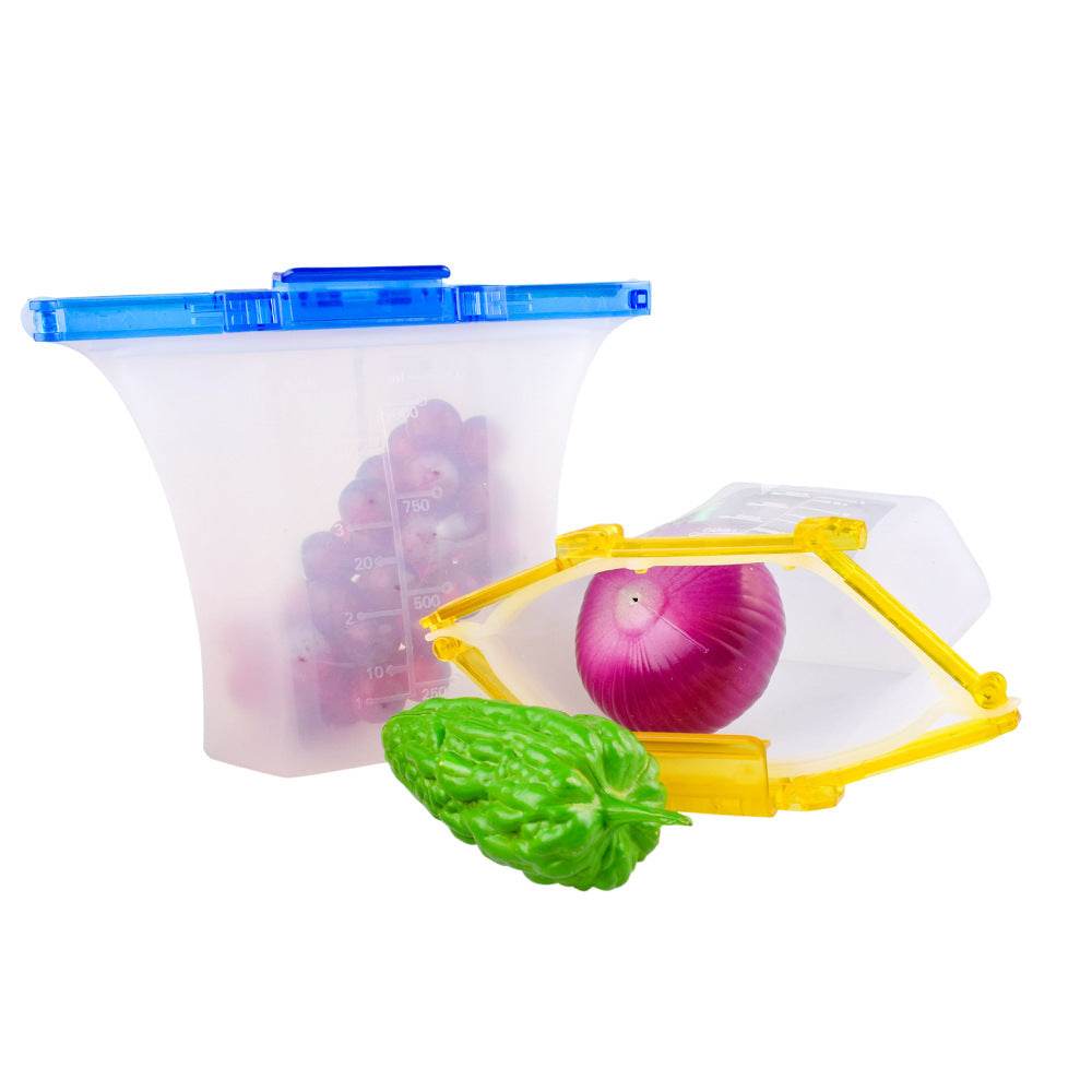 Kitchen Refrigerator Silicone Food Storage Bag - Velora