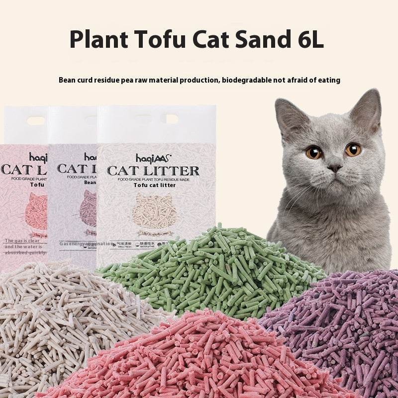 Original Soyabean Tofu Cat Litter Green Tea Mixed Plant - Velora