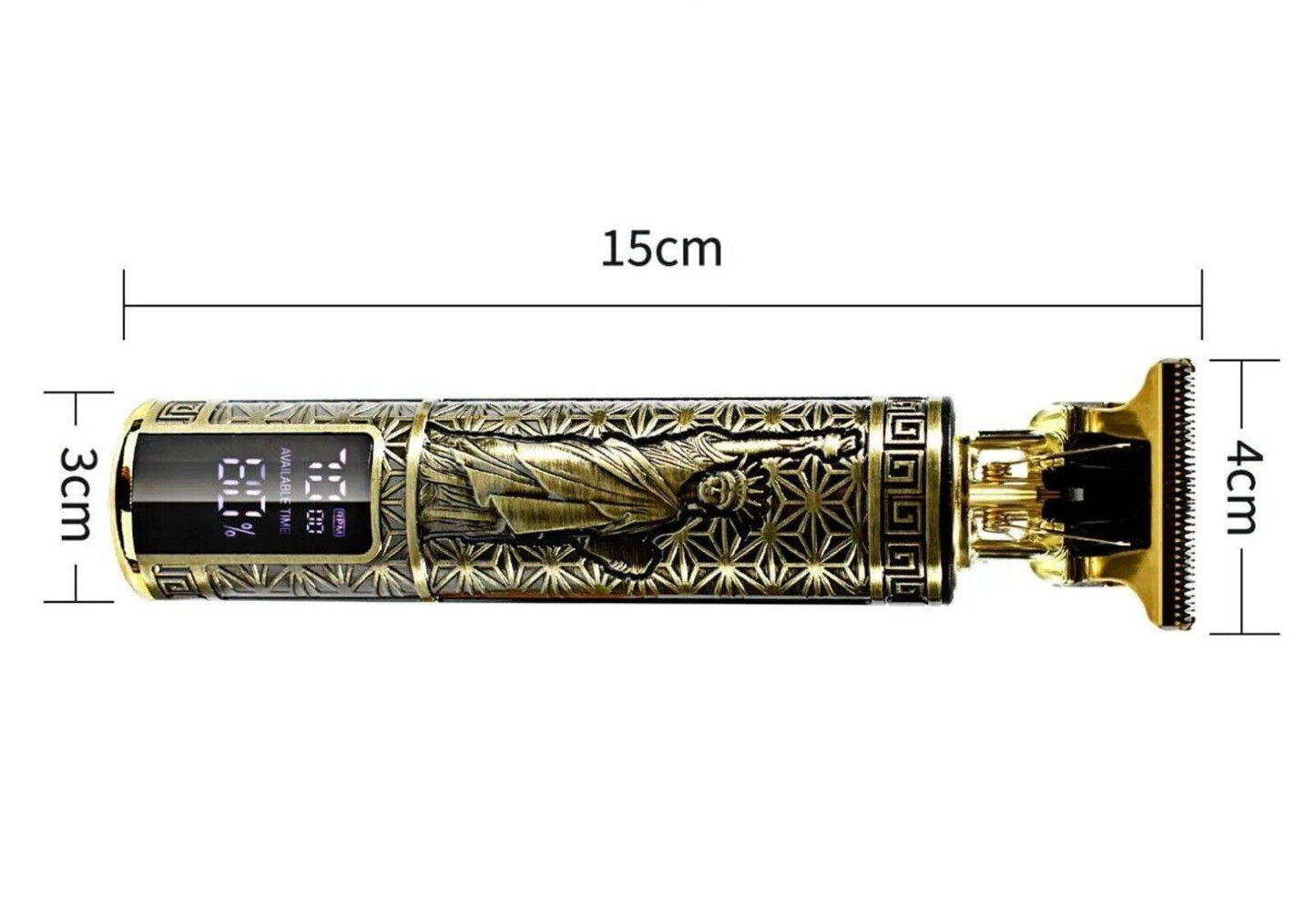 Beard Trimmer Hair Clippers Cordless Hair Cutting Kit Barber Shaving Machine For Men USB Rechargeable 1 PCS - Velora