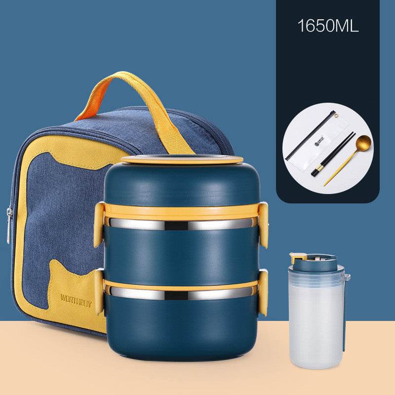 304 Stainless Steel Multi-layer Thermal insulated lunch container - Velora