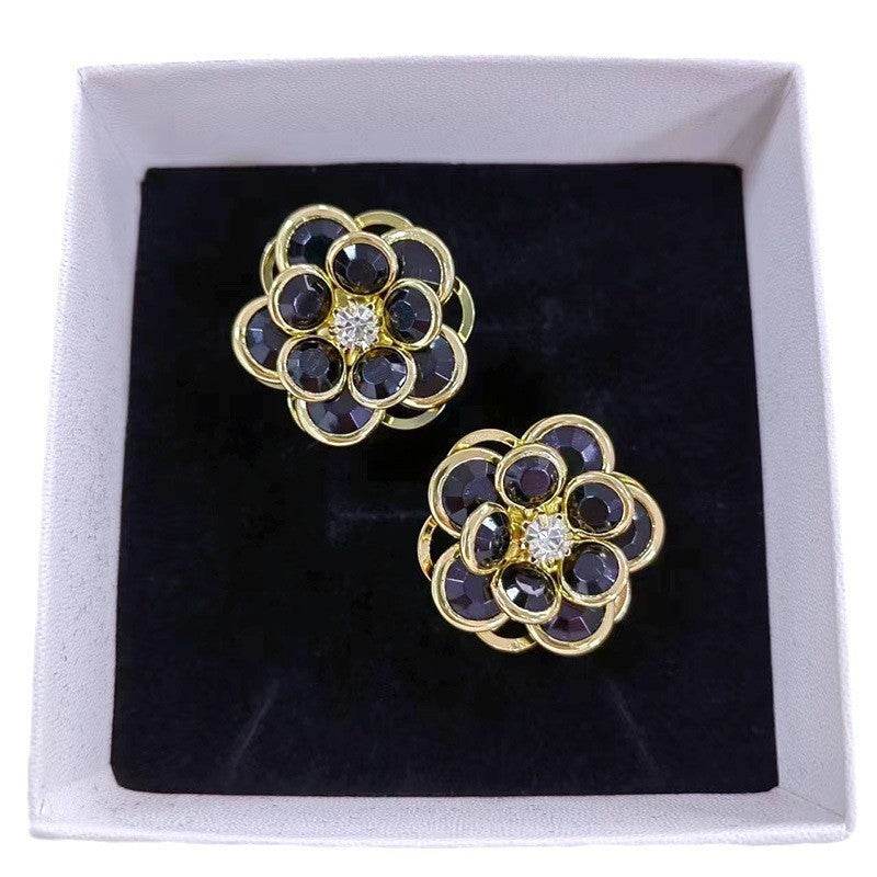 Female Sweet And Simple Small Flower Stud Earrings Earrings Ear Accessories For Her New Trendy Women's High-grade Earrings - Velora