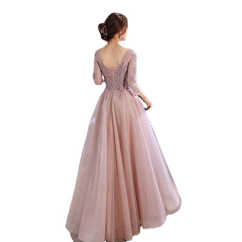 Banquet Sequined Princess formal Dress Evening Party Dress - Velora