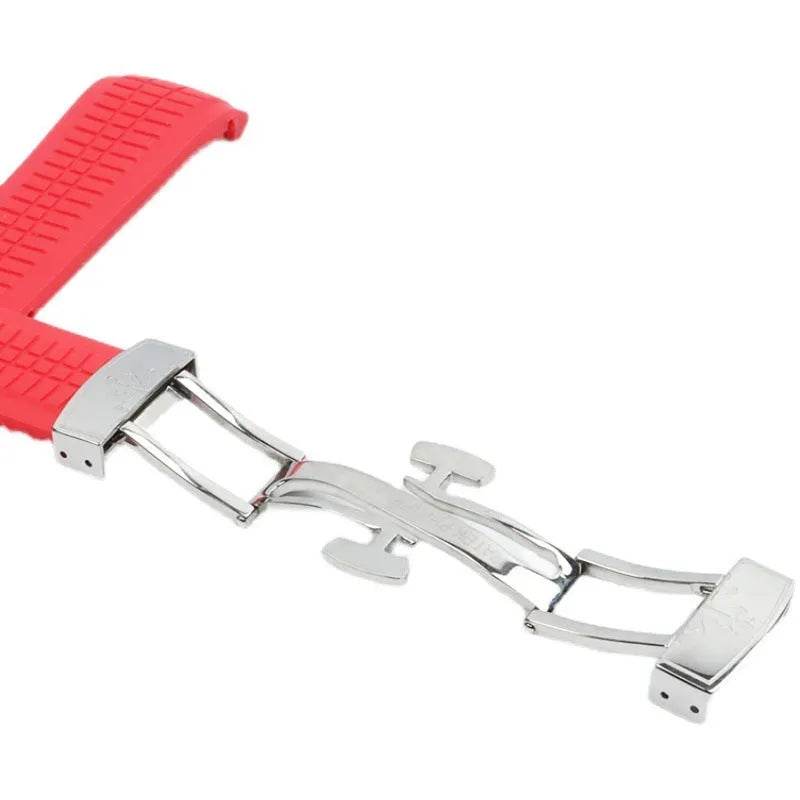 Rubber Watch Strap Baida ''silicone Strap 21mm Folding Buckle - Velora
