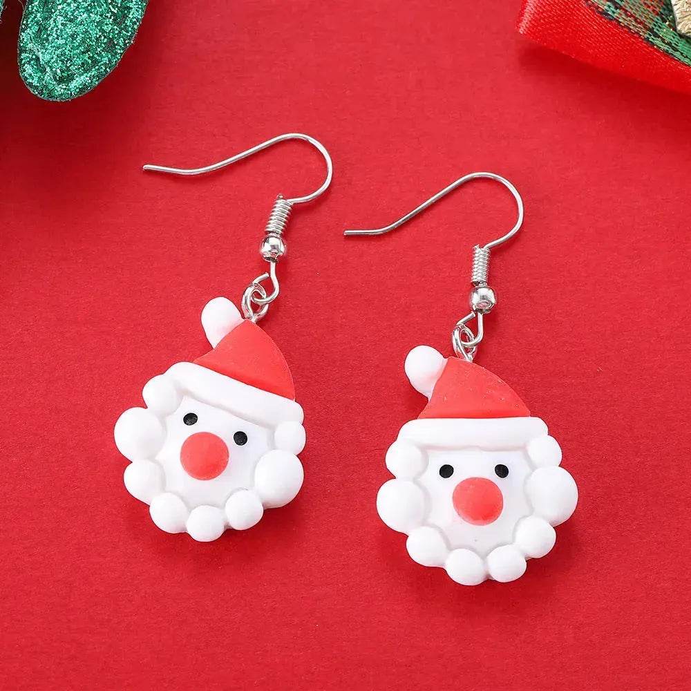 Creative Cartoon Christmas Earrings Fashion - Velora