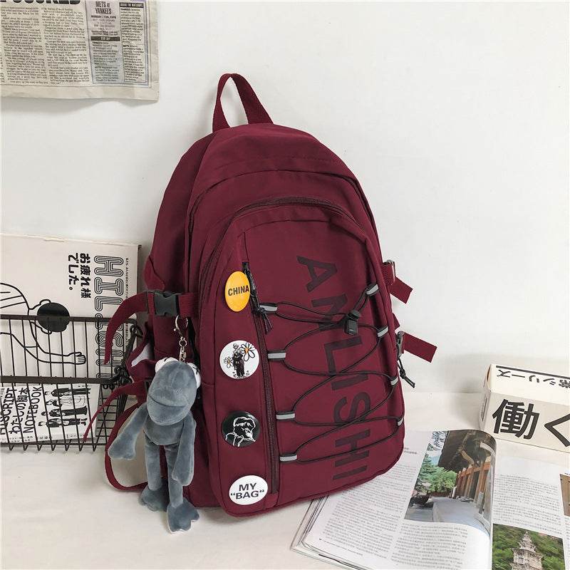 Unisex Teen Large Capacity Sports College High School Backpack - Velora