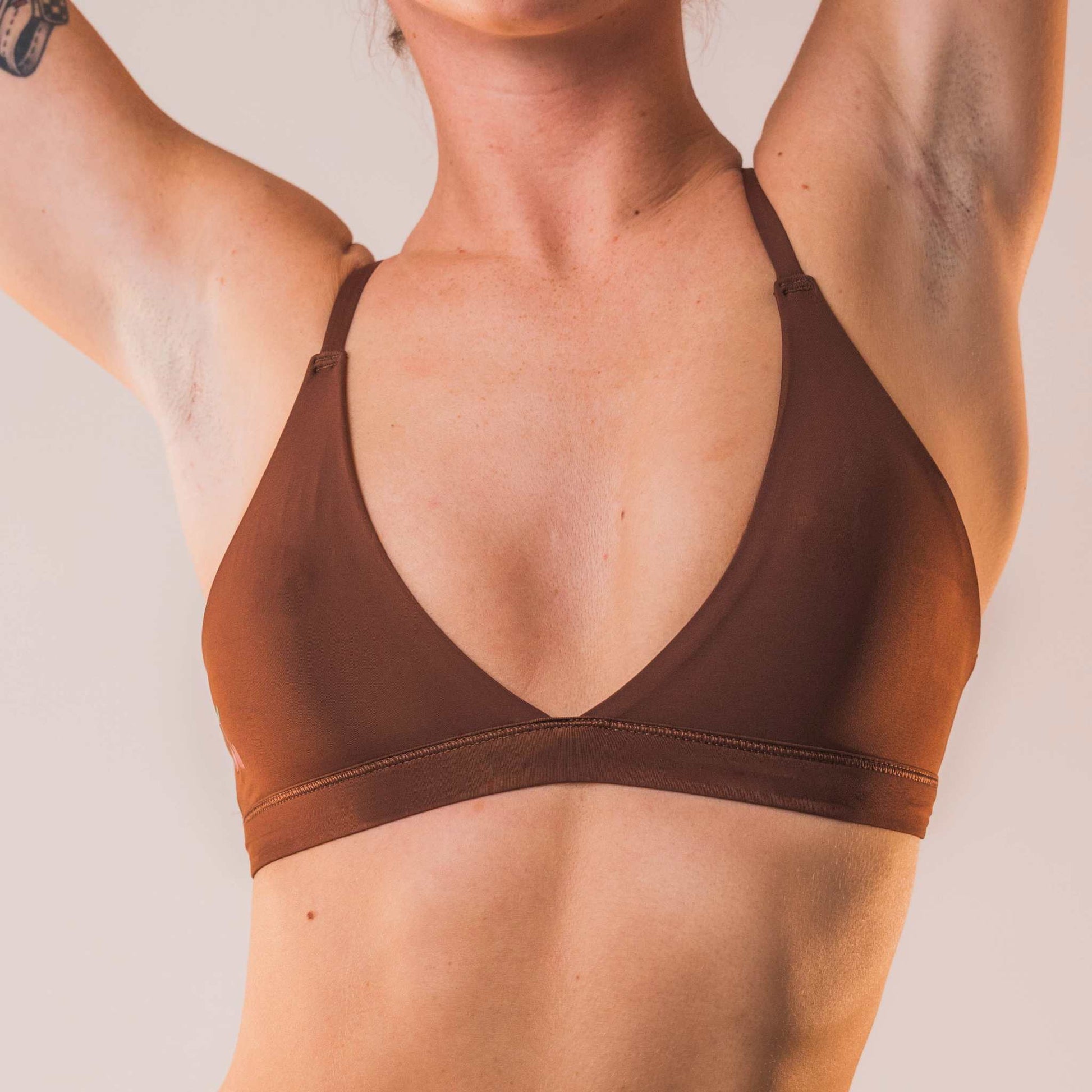 Cheeky Cherry Ultra Smooth Triangle Bralette Swimwear - Velora Luxury Fashion