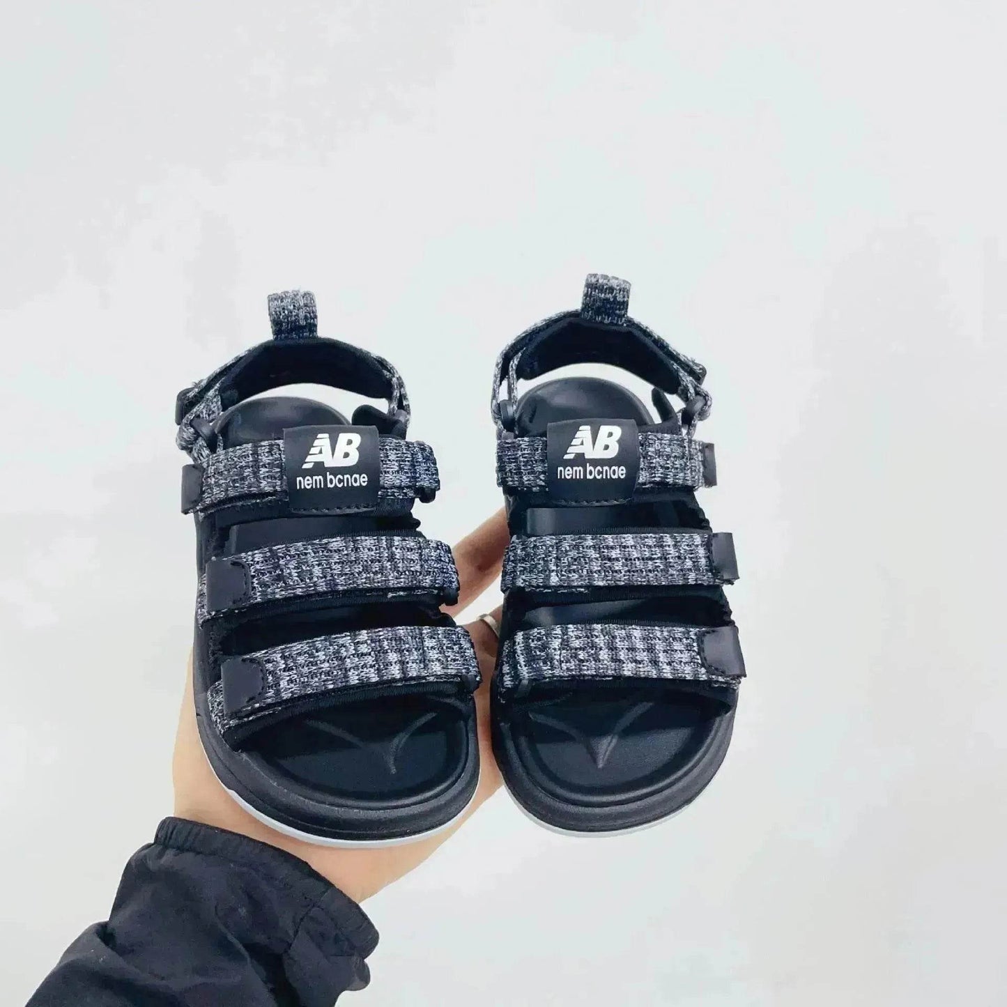 Children's Trendy Color Block Ribbon Classic Sports Sandals - Velora