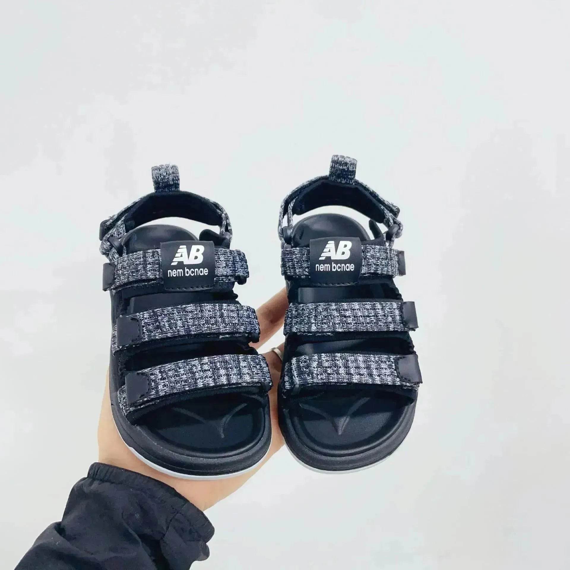 Children's Trendy Color Block Ribbon Classic Sports Sandals - Velora