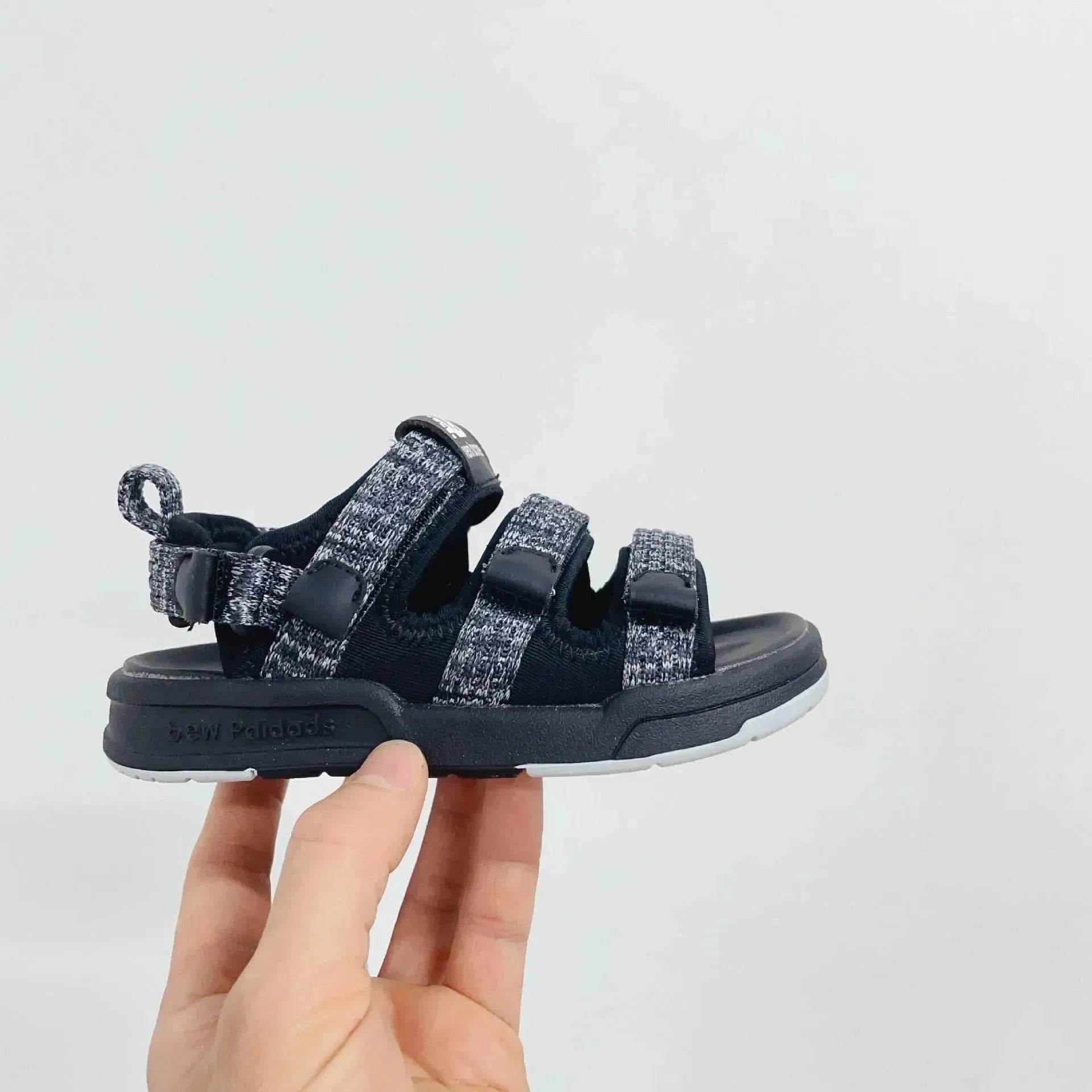 Children's Trendy Color Block Ribbon Classic Sports Sandals - Velora