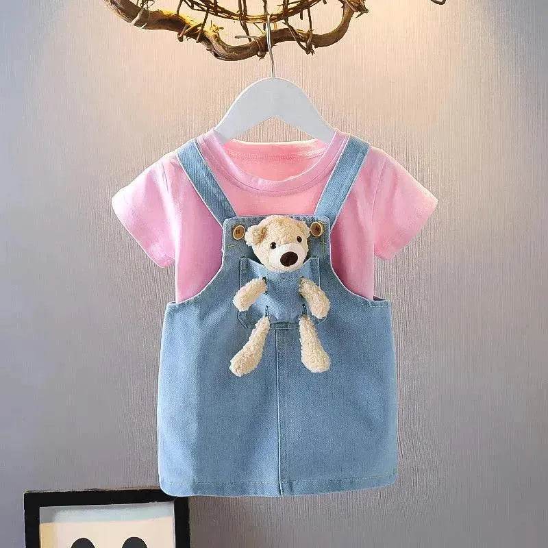 Children's Two Pieces Shorts Skirt For Girls - Velora