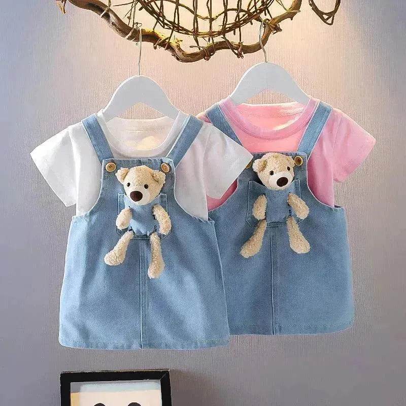 Children's Two Pieces Shorts Skirt For Girls - Velora
