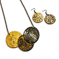 Chunky Metallic Statement Necklace - Velora Luxury Fashion