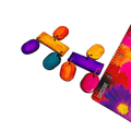 Colorful Geometric Bib Necklace & Statement Earrings - Velora Luxury Fashion