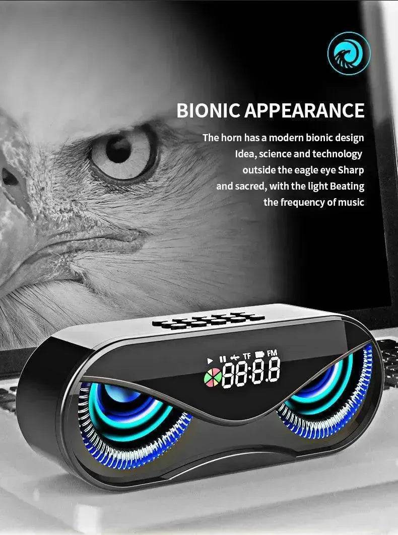 Colorful lights, dual speakers, digital buttons, song, Bluetooth speaker - Velora