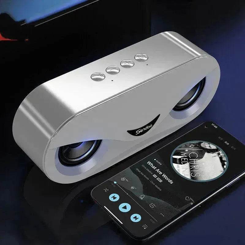 Colorful Lights Wireless Bluetooth Speaker Dual Speakers Subwoofer - Velora