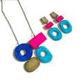 Colorful Geometric Jewelry Set Handmade - Velora Luxury Fashion