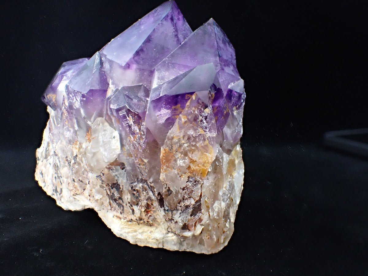 Congo Amethyst Cluster with Zoning and Clarity – 2.97 kg, 8.5 x 5.5in.