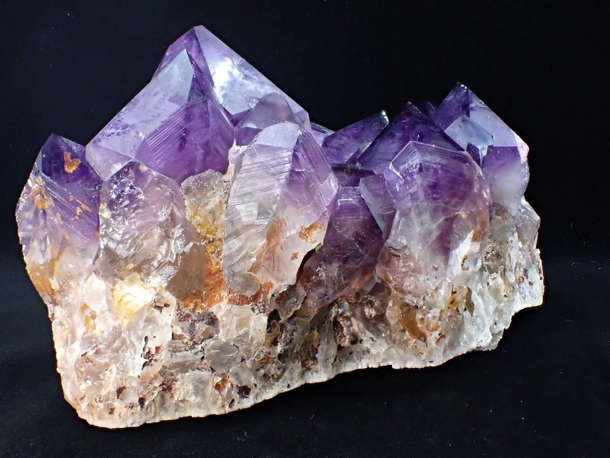 Congo Amethyst Cluster with Zoning and Clarity – 2.97 kg, 8.5 x 5.5in.