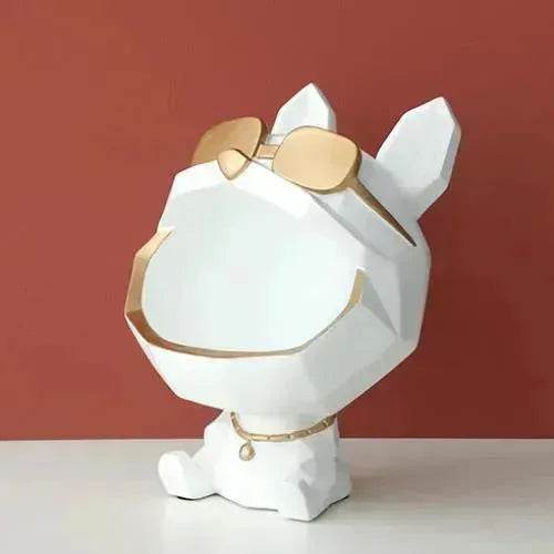 Cool Dog Figurine Big Mouth Dog Storage Box Home Decoration - Velora