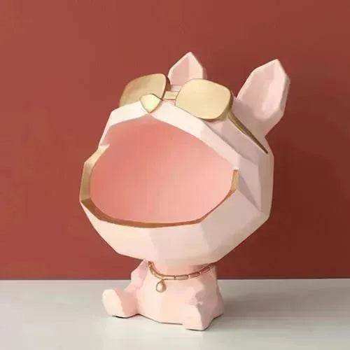 Cool Dog Figurine Big Mouth Dog Storage Box Home Decoration - Velora