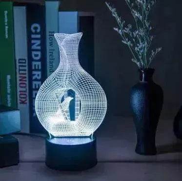 Creative 3D night light LED lamp - Velora