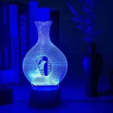 Creative 3D night light LED lamp - Velora