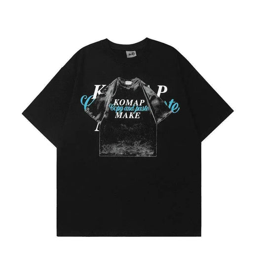Creative Pattern Printed Short Sleeve - Velora