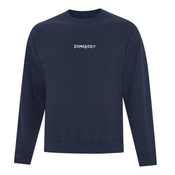 Crewneck "Somebody" brodé
