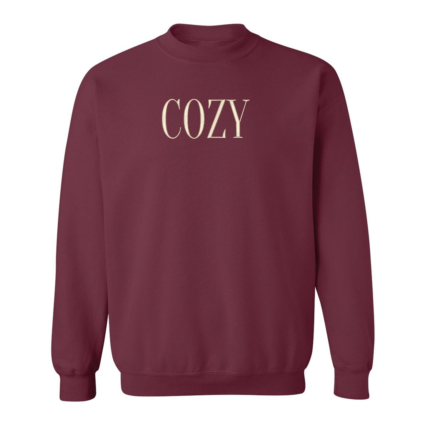Crewneck "Cozy" brodé