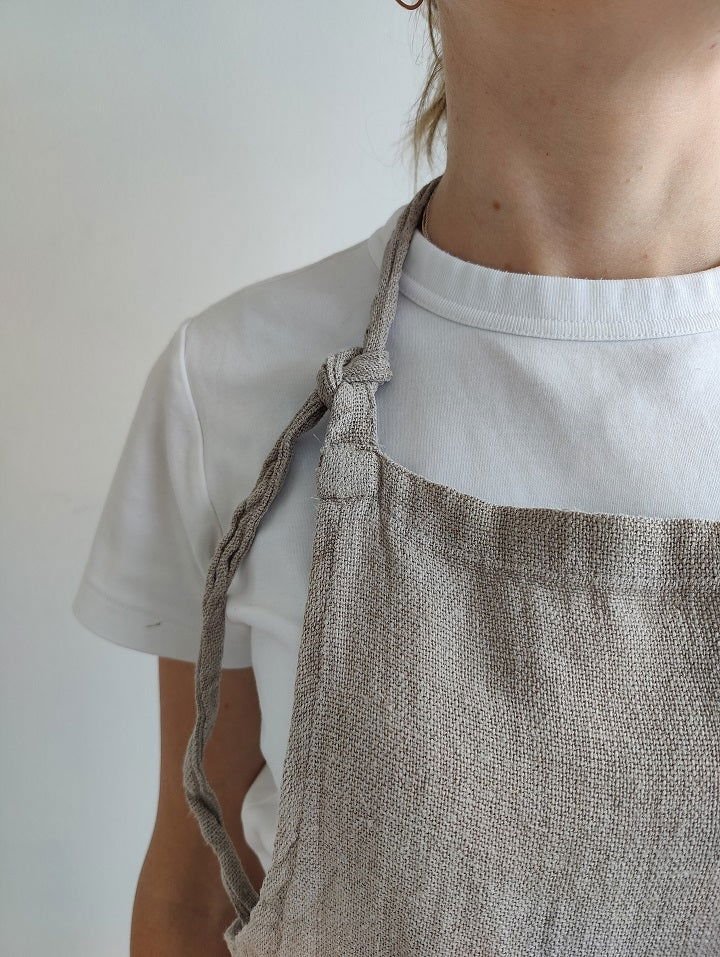 Culinary Linen Apron - Velora Luxury Fashion