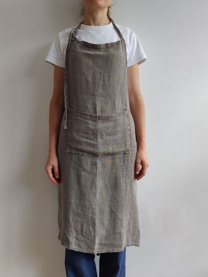 Culinary Linen Apron - Velora Luxury Fashion