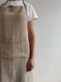 Culinary Linen Apron - Velora Luxury Fashion