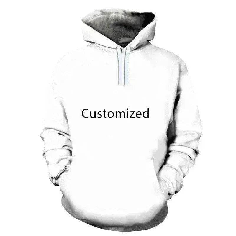 Customized 3D Digital Printing Couple Outfit Sweater LargeSize Baseball Uniform Hoodie - Velora