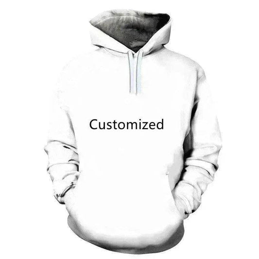 Customized 3D Digital Printing Couple Outfit Sweater LargeSize Baseball Uniform Hoodie - Velora